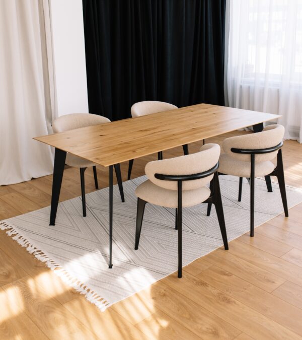 Roses-2 Chair Roses (Oak)