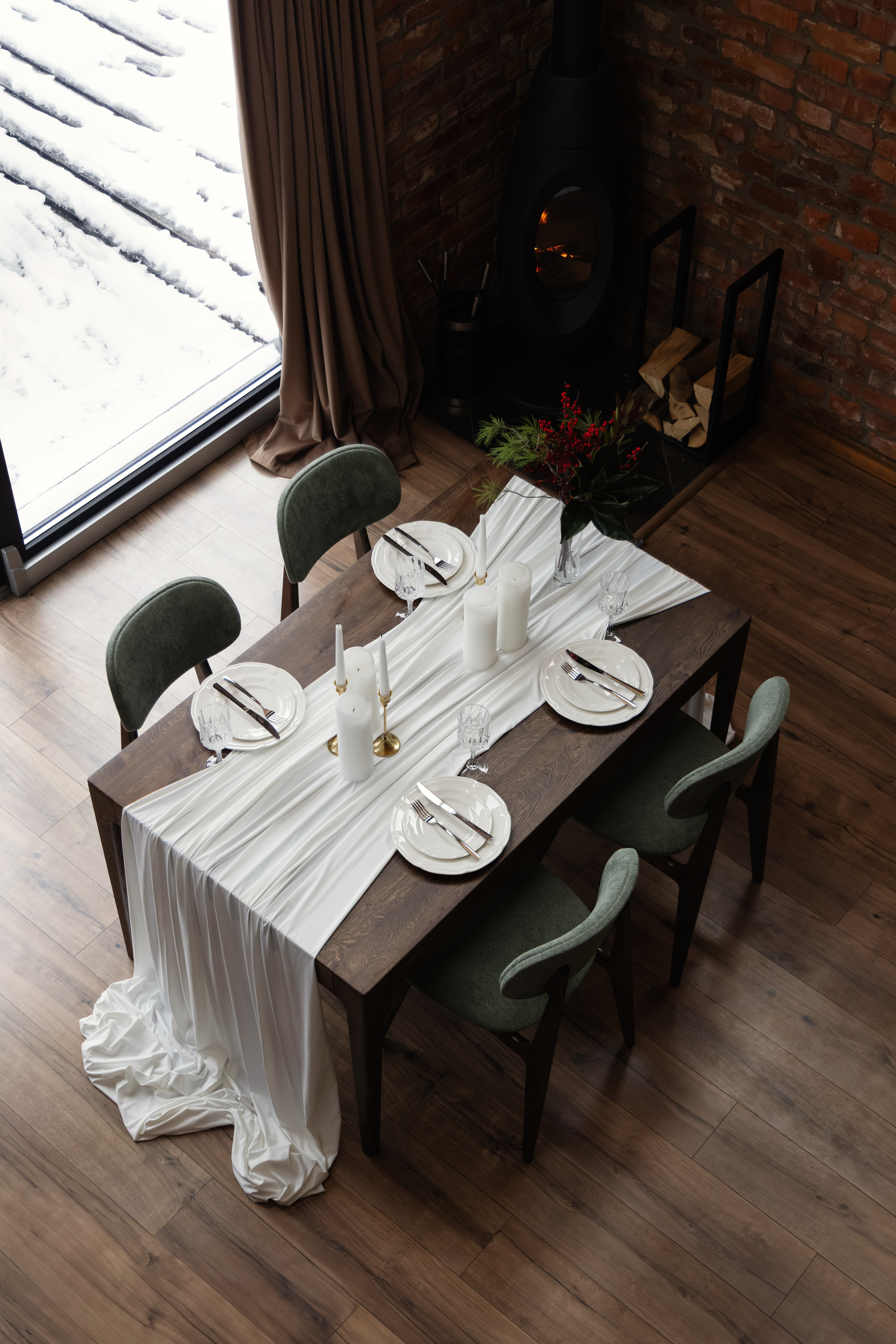 Woodside custom interior elements