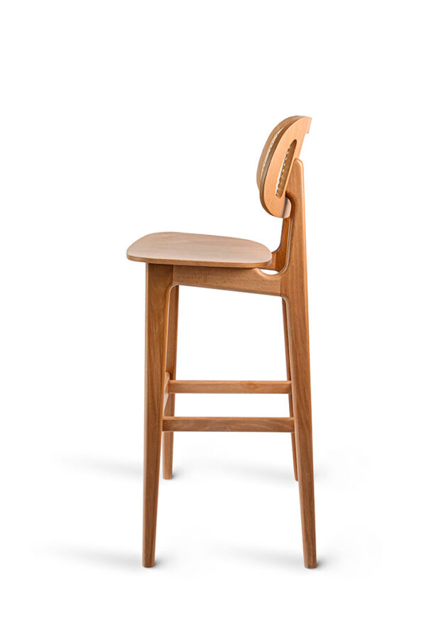 BenetBar_2 Benet Bar beech bar chair side view