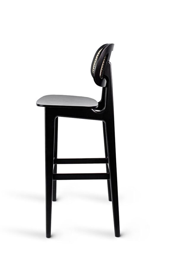 BenetBar_6 Benet Bar beech bar chair side view