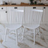 Grace beech dining chairs in a contemporary kitchen