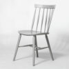 Grace beech wooden dining chair side profile