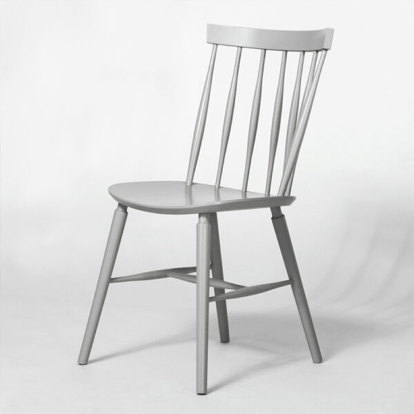 Grace beech wooden dining chair side profile
